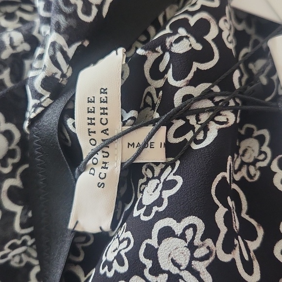 Dorothee Schumacher Floral Transparancies Black White Tiered Maxi Skirt New 2 - Picture 6 of 10